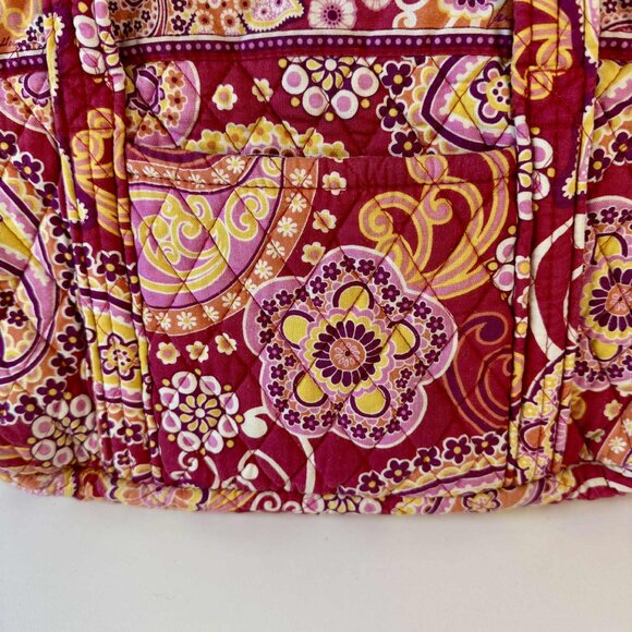 VERA BRADLEY Medium Double Strap Shoulder Bag (RASPBERRY FIZZ) - Picture 3 of 7
